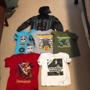 Star Wars boys size 5 lot.